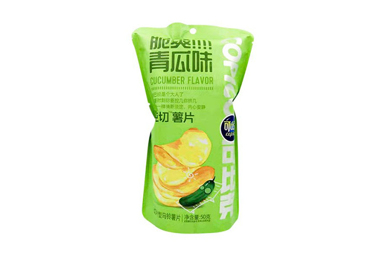 COPICO PURE CUT POTATO CHIPS CUCUMBER FLAVOR 50G